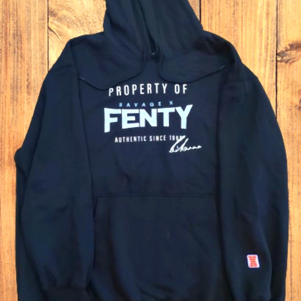 Savage x Fenty By Rihanna Limited Edition Super Bowl LVII Hoodie Black Unisex XL